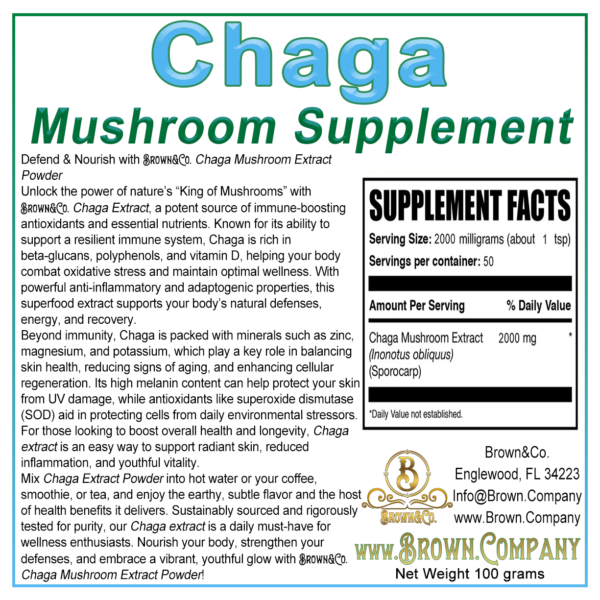 Chaga Mushroom Powder - Image 3